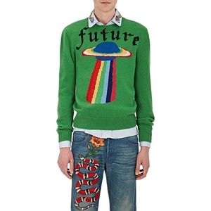 gucci spaceship sweater